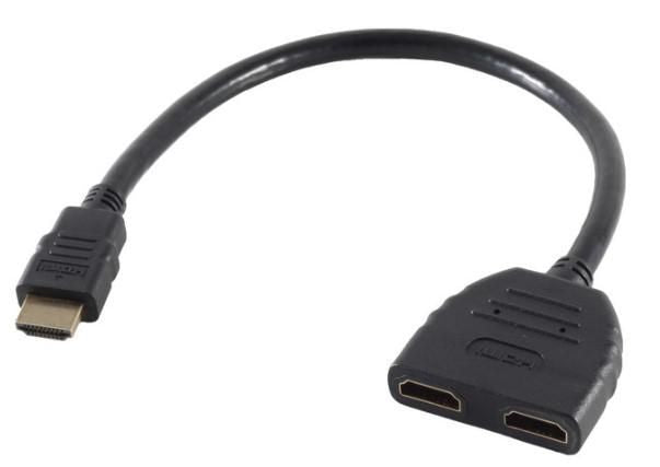 Microconnect HDMI 19M - 2X HDMI 19F