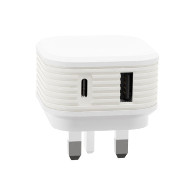 Juice JUI-MAINS-PD-PLUG-USBA/C-20W-ECO-WHT Universal White AC Indoor