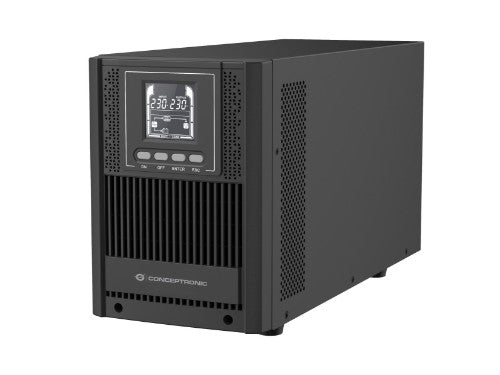 Conceptronic ZEUS52ES2K 2000VA 1800W Online Tower UPS, Schuko