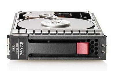 Hewlett Packard Enterprise 750GB, 3G, SATA, 7.2K rpm, LFF, 3.5-inch, Midline 3.5" Serial ATA