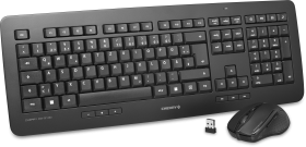 CHERRY DW 5100 keyboard Mouse included RF Wireless QWERTZ German Black