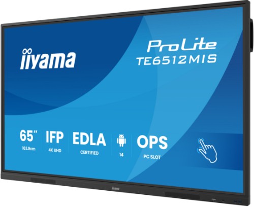 iiyama 65" Interactive 4K UHD Touchscreen elevating interactive collaboration