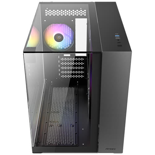 Antec CX600M Trio ARGB Mini Tower Black, Transparent