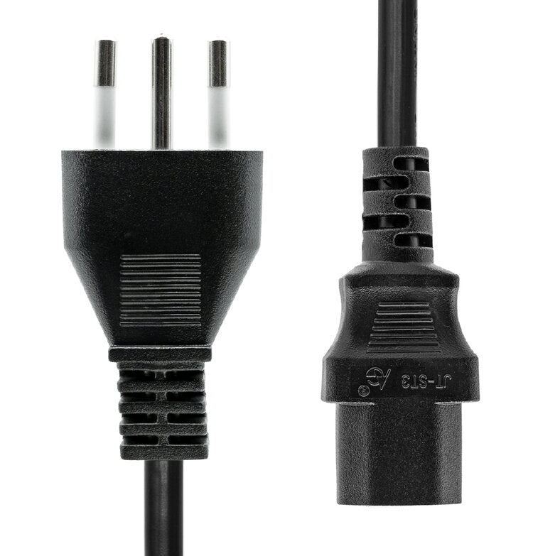 ProXtend Type L (Italy) to C13 Power Cord Black 3m