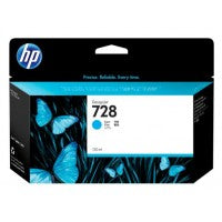 HP F9J67A/728 Ink cartridge cyan 130ml for HP DesignJet T 730/830