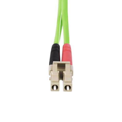 StarTech.com 7m (22.9ft) LC to LC (UPC) OM5 Multimode Fiber Optic Cable, 50/125µm Duplex LOMMF Zipcord, VCSEL, 40G/100G, LSZH Fiber Jumper Cord
