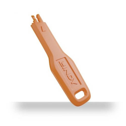 Lindy RJ45 Port Blocker key, Orange