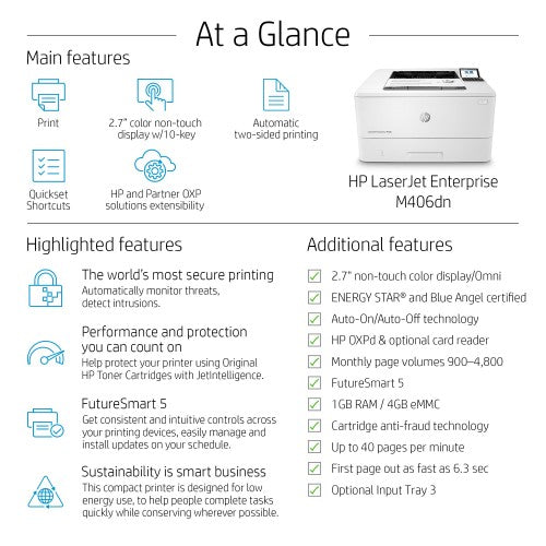 HP LaserJet Enterprise M406dn