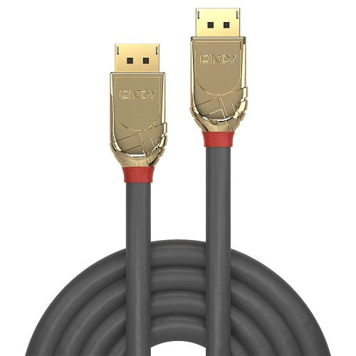 Lindy 7.5m DisplayPort 1.2 Cable, Gold Line