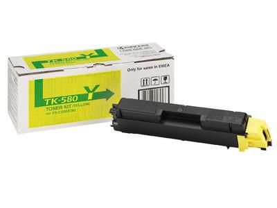 Kyocera 1T02KTANL0/TK-580Y Toner yellow, 2.8K pages ISO/IEC 19798 for Kyocera FS-C 5150