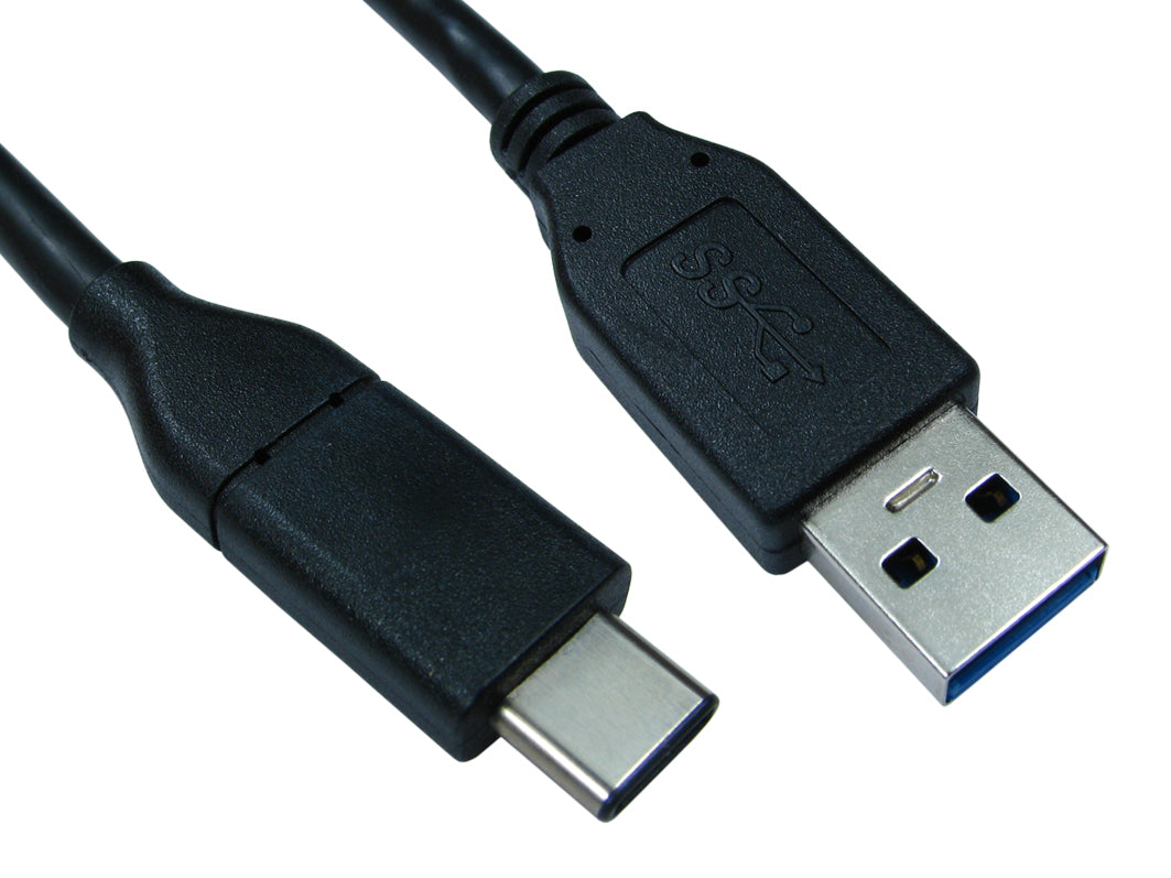 Cables Direct USB3C-921 USB cable USB 3.2 Gen 1 (3.1 Gen 1) 1 m USB C USB A Black