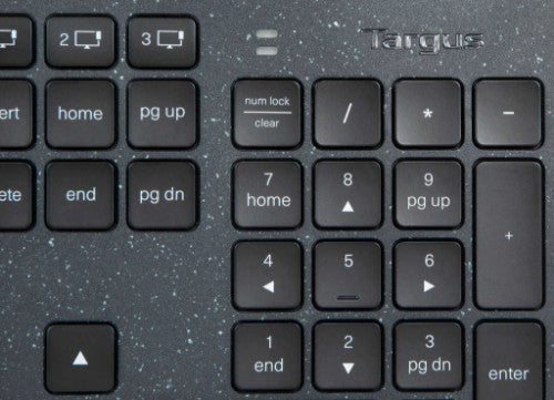 Targus Sustainable Energy Harvesting EcoSmart keyboard Bluetooth QWERTY Nordic Black