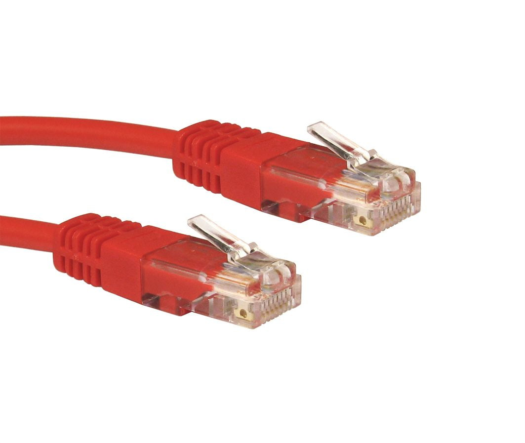 Cables Direct URT-603R networking cable Red 3 m Cat5e U/UTP (UTP)