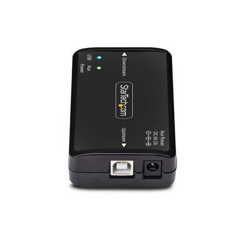 StarTech.com USB Galvanic Isolator, Up To 6KV, Electrical Noise Isolator, IP40, DIN Rail Mount, Isolated Power Filter, USB 2.0/1.1, 5V/250mA, Plug-and-Play, TAA