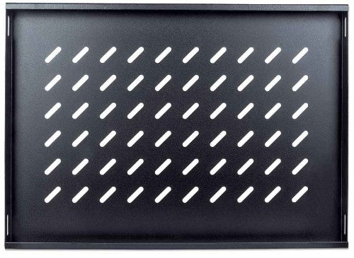 Intellinet 19" Fixed Shelf, 1U, 345mm Depth, Max 50kg, Black