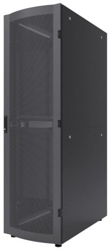 Intellinet 19" Server Cabinet - Free Standing, 42U, 600x1200mm (width x depth), Black, Flatpack, Max 1500kg, Multi-Point Door Lock, One Lock Per Side Panel, Usable Depth 123 to 973mm, IP20 rated, Rack, Steel