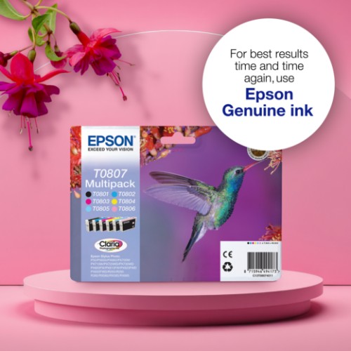 Epson C13T08024011/T0802 Ink cartridge cyan, 435 pages ISO/IEC 24711 7.4ml for Epson Stylus Photo P 50/PX/PX 730/R 265