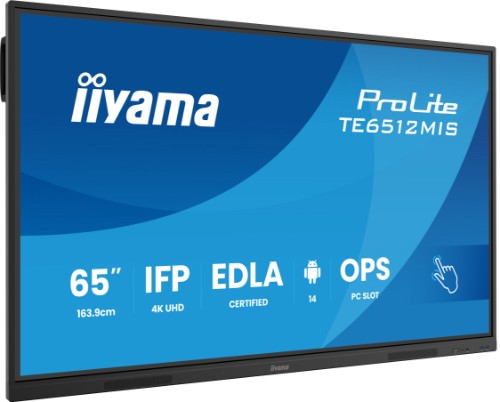 iiyama 65" Interactive 4K UHD Touchscreen elevating interactive collaboration