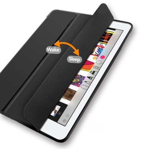 eSTUFF SEATTLE Pencil Case for iPad 10.2 - Black PU leather