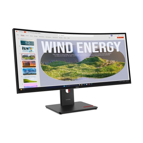 Lenovo ThinkVision T34WD-40 LED display 86.4 cm (34") 3440 x 1440 pixels Wide Quad HD Black