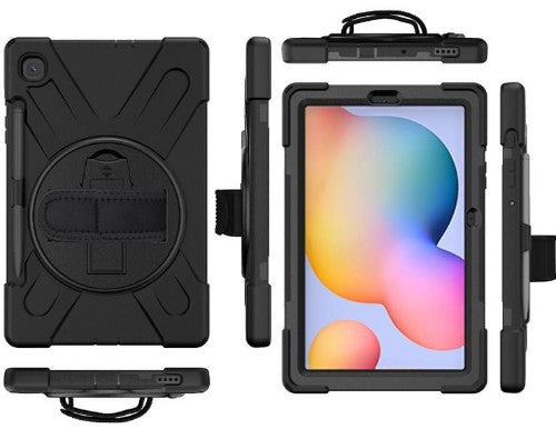 eSTUFF AUSTIN Defender Case for Samsung Galaxy Tab S6 Lite 2022/2020 - Black