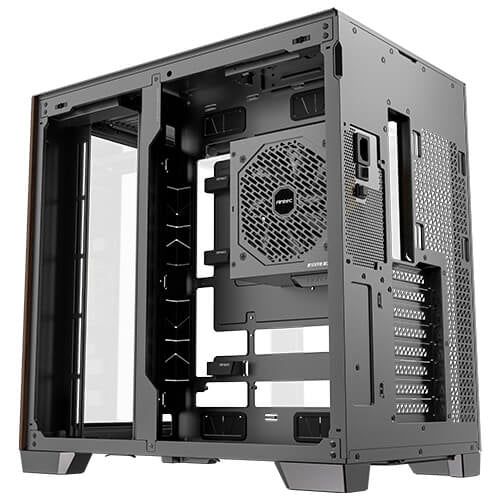 Antec C8 Curve Wood Full Tower Black, Transparent, Wood