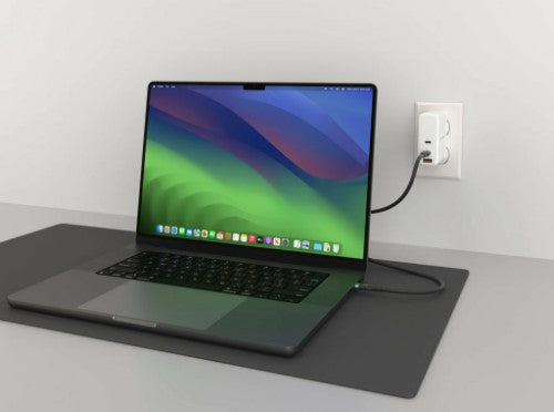 HYPER HyperJuice 240W Silicone USB-C to USB-C Cable (3ft/1m) - Black