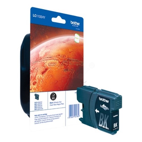Brother LC-1100HYBK Ink cartridge black high-capacity, 900 pages ISO/IEC 24711 19ml for Brother MFC 6490 C