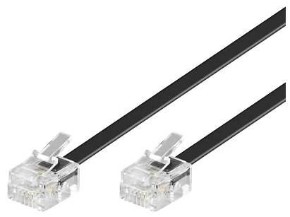 Microconnect MPK182 telephone cable 2 m Black