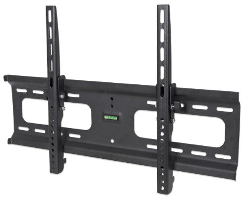 Manhattan Wall Mount for TV & Monitors (Tiltable), For screens 37" to 65", VESA compatability: all between 200x200mm and 600x400mm - check the dimensions of the four mounting holes on back of screen to ensure it fits, Max 75kg, Black, Bracket