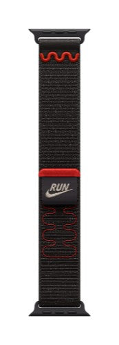 Apple Nike Sport Loop Band Black Nylon, Recycled polyester, Spandex