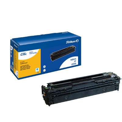 Pelikan 4229519/1236C Toner cartridge cyan, 1x2.5K pages ISO/IEC 19798 47 grams Pack=1 (replaces HP 131A/CF211A) for HP Pro 200