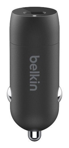 Belkin Boost Charge 20W USB-C Power Delivery Car Charger, Black