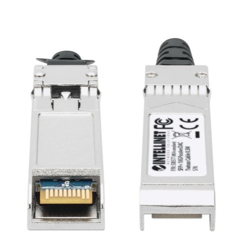Intellinet 0.5m 10G SFP+ Passive Direct Attach Copper Twinax Cable 30AWG MSA SFP-H10GB-CU50CM compatible