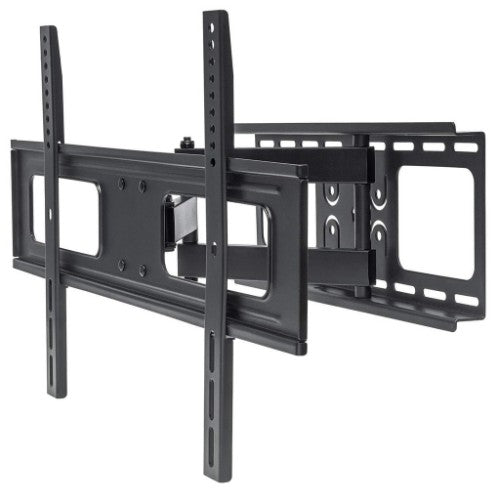 Manhattan Wall Mount for TV & Monitors (Full Motion), For screens 37" to 65", VESA compatability: all between 200x200mm and 600x400mm - check the dimensions of the four mounting holes on back of screen to ensure it fits, Max 50kg, Black, Bracket, Lifetime