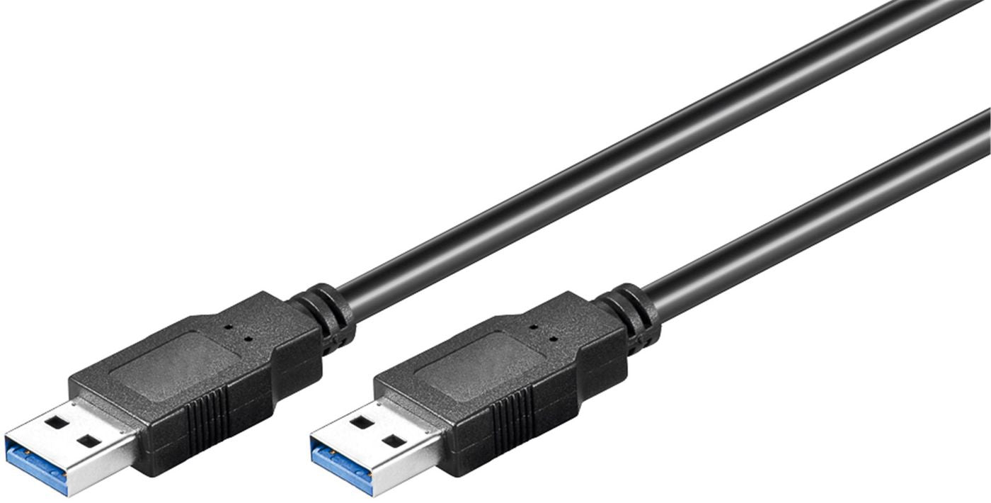 Microconnect USB3.0AA05B USB cable USB 3.2 Gen 1 (3.1 Gen 1) 0.5 m USB A Black