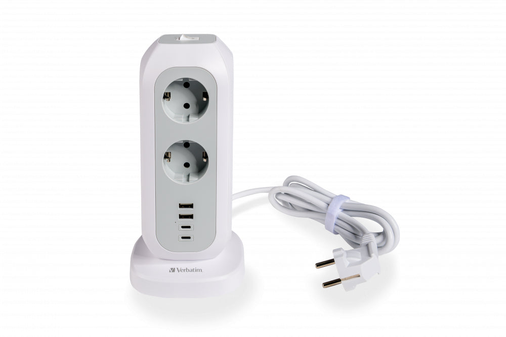 Verbatim 49547 power extension 11 AC outlet(s) Indoor White