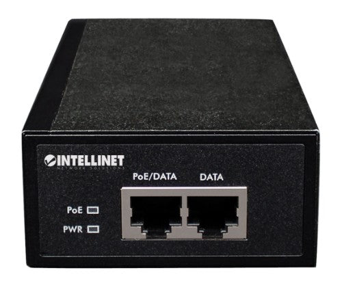 Intellinet Gigabit High-Power PoE+ Injector, 1 x 30 W, IEEE 802.3at/af Power over Ethernet (PoE+/PoE) (UK Power Cord)