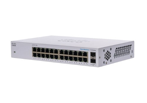 Cisco Business CBS110-24T-D Unmanaged Switch | 24 Port GE | 2x1G SFP Shared | Limited Lifetime Protection (CBS110-24T-D)
