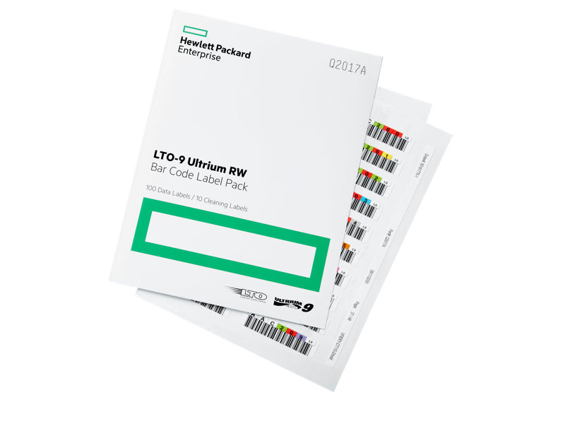 HPE Q2017A barcode label Multicolour