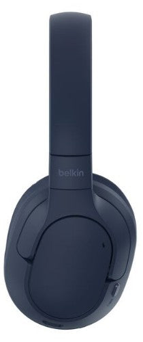 Belkin AUD009HQBL headphones/headset Wireless Head-band Calls/Music USB Type-C Bluetooth Blue