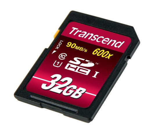 Transcend SD Card SDXC/SDHC Class 10 UHS-I 600x 32GB