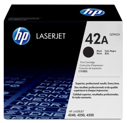 HP Q5942X/42X Toner cartridge black high-capacity, 20K pages ISO/IEC 19752 for HP LaserJet 4250