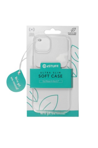 eSTUFF ES67100007 mobile phone case 17 cm (6.7") Cover Transparent