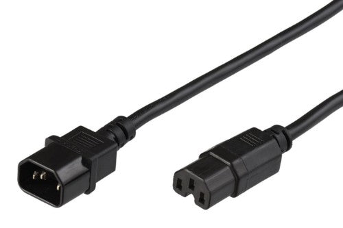Microconnect PE011400 power cable Black 2.5 m C14 coupler C15 coupler
