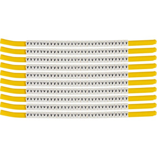 Brady SCN-18-V cable marker Black, White Nylon 300 pc(s)