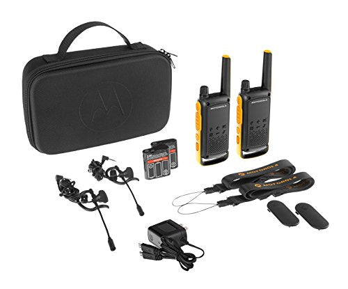 Motorola Talkabout T82 Extreme Twin Pack two-way radio 16 channels Black, Orange