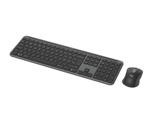 Logitech 920-012488 keyboard Mouse included Office RF Wireless + Bluetooth QWERTY Nordic Graphite