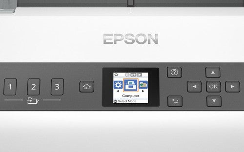 Epson DS-730N Sheet-fed scanner 600 x 600 DPI A4 Black, Grey