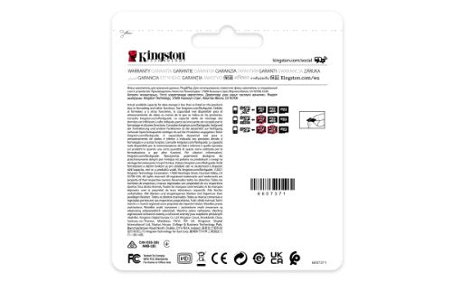 Kingston Technology 8GB microSDHC Industrial C10 A1 pSLC Card Single Pack w/o Adapter